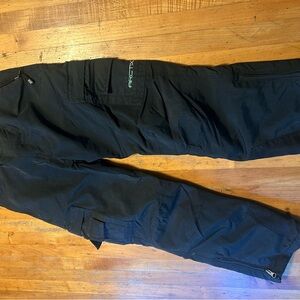 Kids Black Cargo Pants